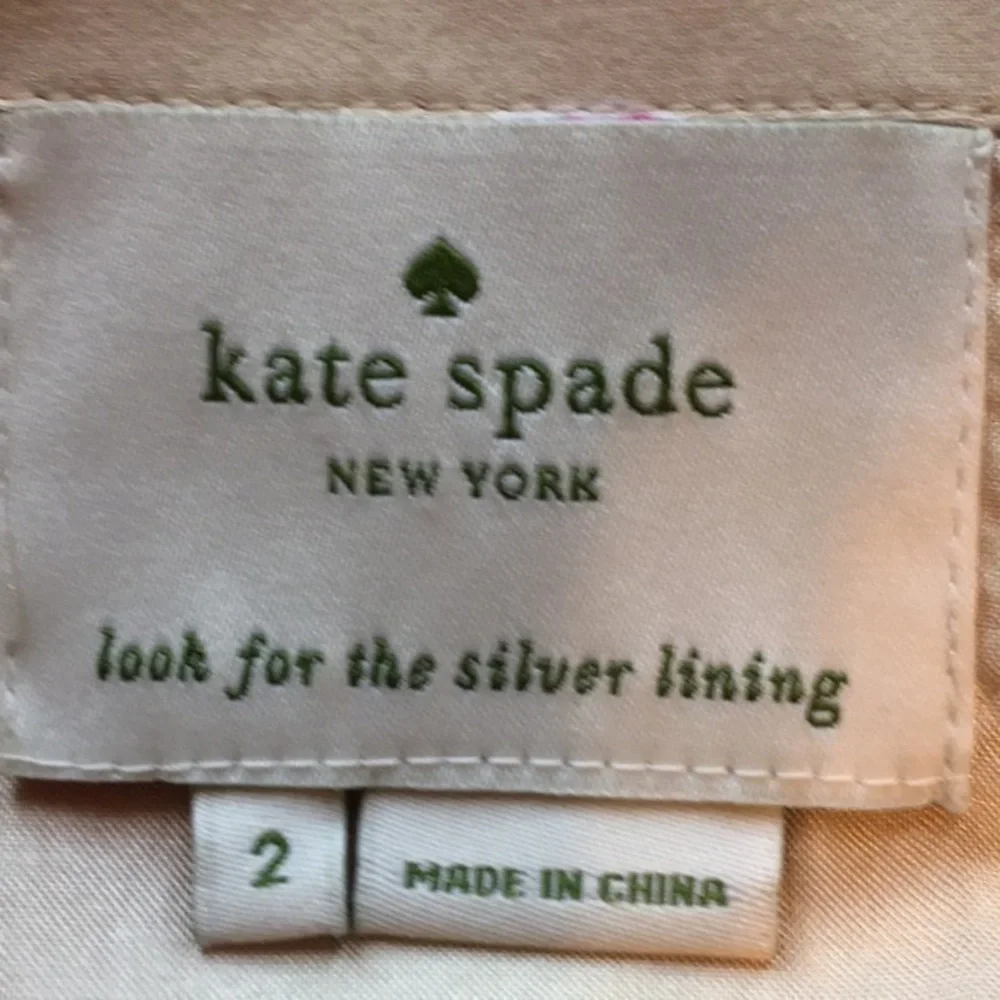 Kate Spade pink‎ polka dot silk dress